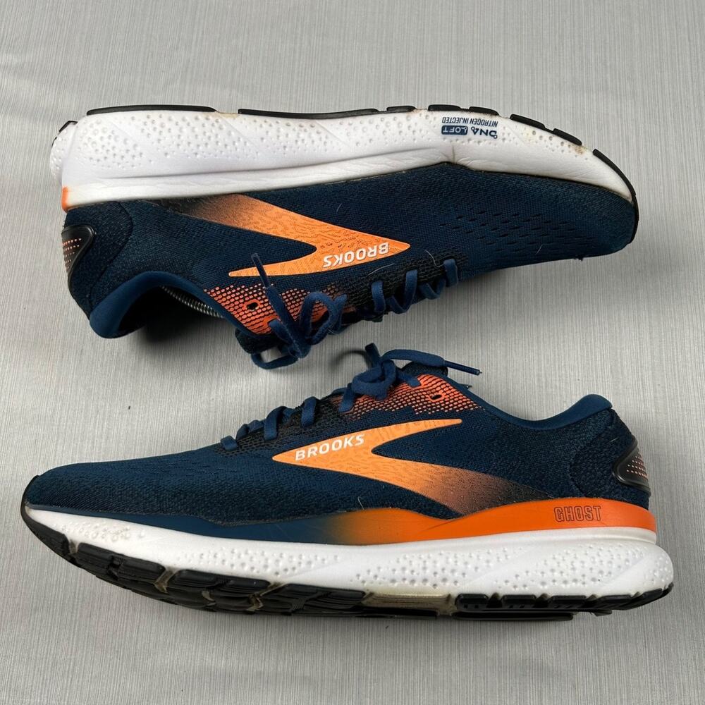 Brooks Ghost 16 Mens running shoes US 13 Blue Athletic Fitness Gym Sneakers